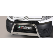 Defensa Delantera Acero Inox Homologacion Ec Citroën Jumpy 06&gt; Medium Bar Acero Inox Diametro 63