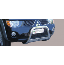 Defensa Delantera Acero Inox Mitsubishi L200 06/09 Diametro 63 Homologada