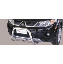 Defensa Delantera Acero Inox Mitsubishi Outlander 07/09 Diametro 63 Homologada