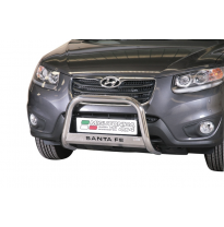 Defensa Delantera Acero Inox Hyundai Santa Fe 10> Diametro 63 Homologada