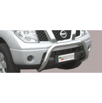 Defensa Delantera Acero Inox Nissan Navara 05-10 Diametro 76 Homologada