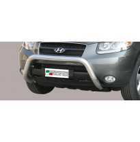 Defensa Delantera Acero Inox Hyundai Santa Fe 06/10 Diametro 76 Homologada