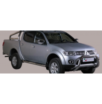 Defensa Delantera Acero Inox Mitsubishi L200 D.C./Club Cab 10> Diametro 76 Homologada