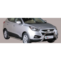 Defensa Delantera Acero Inox Hyundai Ix 35 Diametro 76 Homologada