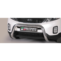 Defensa Delantera Acero Inox Homologacion Ec Kia Sorento 12> Super Bar Acero Inox Diametro 76