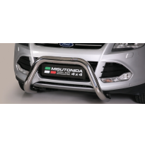 Defensa Delantera Acero Inox Homologacion Ec Ford Kuga 13> Super Bar Acero Inox Diametro 76