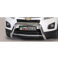 Defensa Delantera Acero Inox Homologacion Ec Chevrolet Trax 13> Super Bar Acero Inox Diametro 76