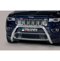 Defensa Delantera Inox Jeep Grand Cherokee Overland 15&gt; ø 76 Homologada - Ec Bar