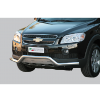 Defensa Delantera Acero Inox Chevrolet Captiva 06&gt;