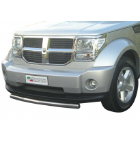 Defensa Delantera Acero Inox Dodge Nitro 07&gt; (With Stainless Steel Cap)