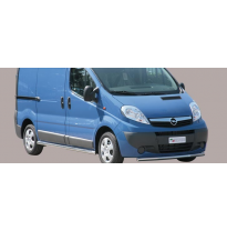 Defensa Delantera Acero Inox Opel Vivaro 08> (With Stainless Steel Cap)