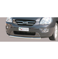 Defensa Delantera Acero Inox Kia Carens 08> (With Stainless Steel Cap)