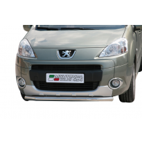 Defensa Delantera Acero Inox Peugeot Partner 08> (With Stainless Steel Cap)