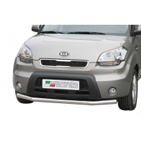 Defensa Delantera Acero Inox Kia Soul 09&gt; (With Stainless Steel Cap)