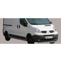 Defensa Delantera Acero Inox Renault Trafic 07&gt;(With Stainless Steel Cap)