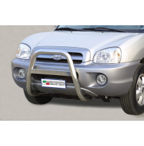 Defensa Delantera Acero Inox Hyundai Santa Fe 00/06