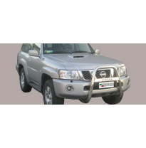 Defensa Delantera Acero Inox Nissan Patrol Gr 05>