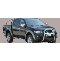 Defensa Delantera Acero Inox Mitsubishi L 200 D.C. 06/09
