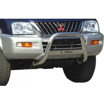 Defensa Delantera Acero Inox Mitsubishi L 200 Tdi D.C. 115 Cv 02/06