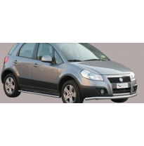 Defensa Delantera Acero Inox Fiat Sedici 06&gt;