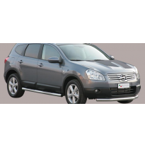 Defensa Delantera Acero Inox Nissan Qashqai +2 08&gt;