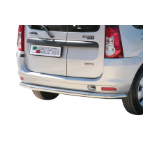 Defensa Trasera Acero Inox Diametro 50 Dacia Logan Mcv
