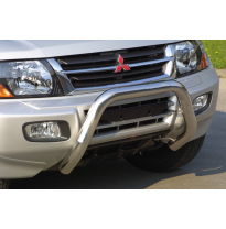 Defensa Delantera Acero Inox Mitsubishi Pajero 2.5/3.2 Tdi 3-5 Doors 00/02