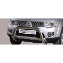 Defensa Delantera Acero Inox Mitsubishi L200 D.C./Club Cab 10&gt;