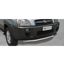 Defensa Delantera Acero Inox Hyundai Tucson 04&gt;