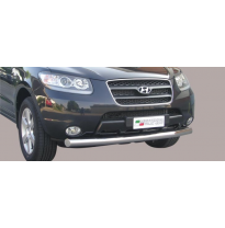 Defensa Delantera Acero Inox Hyundai Santa Fe 06/10