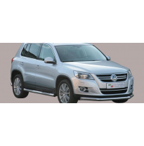 Defensa Delantera Acero Inox Vw Tiguan Sport &amp; Style/Trend &amp; Fun 08/11