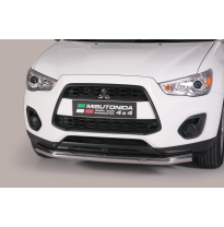 Defensa Delantera Acero Inox Mitsubishi Asx 10 &gt;