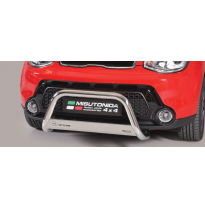 Defensa Delantera Acero Inox Homologacion Ec Kia Soul 14&gt; Diametro 63mm Misutonida