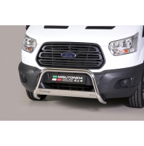 Defensa Delantera Acero Inox Ford Transit 14 - - Diametro 63mm - Homologacion Ce