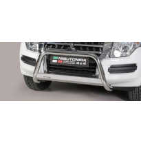 Defensa Delantera Acero Inox Mitsubishi Pajero 15&gt; - Diametro 63mm - Homologacion Ce