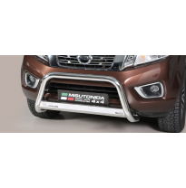 Defensa Delantera Acero Inox Nissan Np 300 Navara 16&gt; Diametro 63 Homologada Misutonida