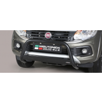 Defensa Delantera Acero Inox Fiat Fullback 16&gt; Diametro 63 Homologada Misutonida