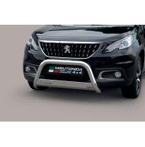 Defensa Delantera Acero Inox Peugeot 2008 16> ø 63 Homologada - Misutonida Italia