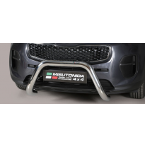 Defensa Delantera Acero Inox Kia Sportage 16&gt; Diametro 76 Homologada Misutonida