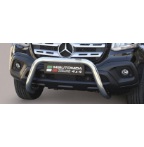 Defensa Delantera Acero Inox Mercedes X Class ø 76 Homologada 2017> - Misutonida Italia