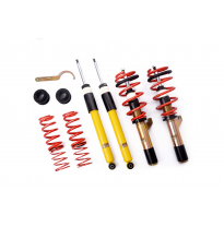 Kit roscado MTS TECHNIK Street Gold Audi A3 (8V)  Año: 04/12 - 10/20 Con TUV  SIN Copelas parte delantera - SIN Copelas parte tr
