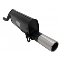 Escape trasero deportivo acero Opel Corsa D D 1.0 / 1.2 / 1.4 / 1.3 CDTI / 1.7 CDTI only pre-facelift 2006-2010 1x90mm Novus