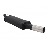 Escape Deportivo Novus 1 X 76mm Rl-Design Renault Clio Iii Br0/Cr0 1.2 / 1.4 / 1.6 / 1.5 Cdi Bj. 09/2005 -