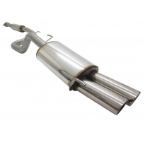 Sistemas INOX Grande Punto Abarth 199 1.4 T-Jet 114/120/132 kw Diseño SR de 2 x 76 mm Novus Automotive