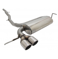 Escape Trasero Deportivo Novus 2 X 76mm Sr-Design Audi S3 8l 1.8 T Quattro