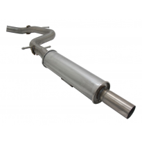 Silenciador Delantero Inox Novus  Vw Scirocco  137 / 138 2.0 Tsi 162kw