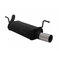 Escape Deportivo 1 X 76mm Rl-Design - Opel Corsa C Typ:C 1.0 / 1.2 / 1.3 / 1.4 / 1.7 Diesel - Valido Para  12v + 16v Excepto Mod