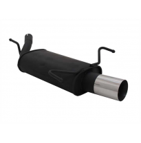 Escape Deportivo 1 X 90mm Rl-Design - Opel Corsa C Typ:C 1.0 / 1.2 / 1.3 / 1.4 / 1.7 Diesel - Valido Para  12v + 16v Excepto Mod