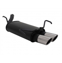 Escape Deportivo 2 X 76mm Sr-Design - Opel Corsa C Typ:C 1.0 / 1.2 / 1.3 / 1.4 / 1.7 Diesel - Valido Para  12v + 16v Excepto Mod