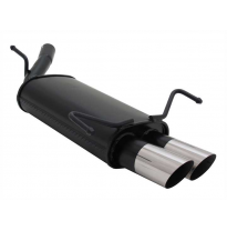 Escape Deportivo 2 X 76mm Ms-Design - Opel Corsa C Typ:C 1.0 / 1.2 / 1.3 / 1.4 / 1.7 Diesel - Valido Para  12v + 16v Excepto Mod